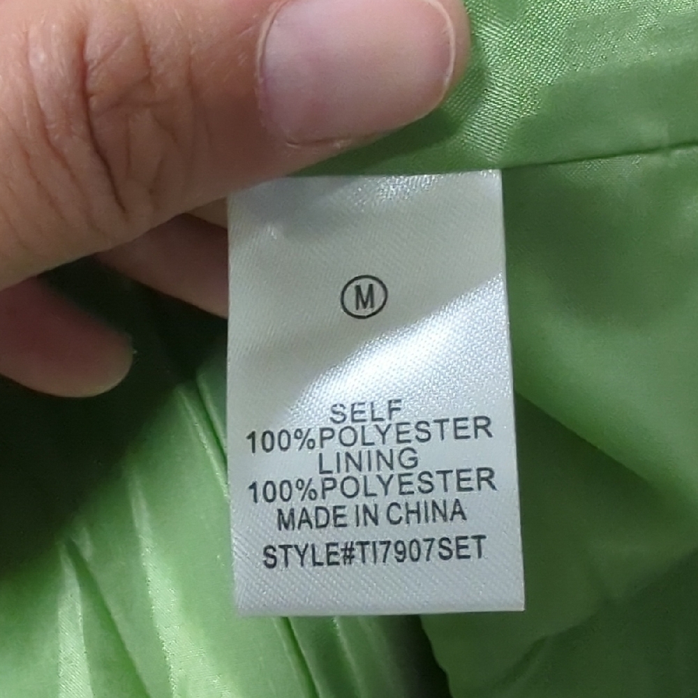 Green Tweed Blazer & Skirt Set - Picture 11 of 13